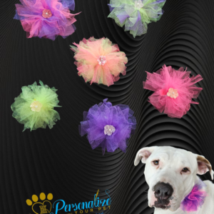 Tulle Flowers For Your Girls' Collar